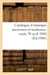 Catalogue d'estampes anciennes et modernes, vente 30 avril 1860
