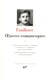Oeuvres romanesques Tome 1