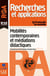 Recherches et applications : mobilités contemporaines et médiations didactiques