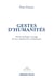 Gestes d'humanités