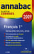 Annabac - français - 1ère stg, sti, stl, st2s - sujets et corrigés (édition 2009)