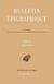 Bulletin épigraphique Tome 10 - 1987-1989
