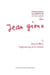 La revue des lettres modernes - Jean Giono n.11 : Jean le Bleu, l'apprentissage de la création