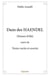 Dans des HAENDEL : (Haines d'elle) suivi de Textes variés et avariés