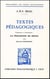 Textes pédagogiques