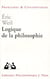 Logique de la philosophie
