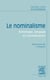 Le nominalisme : ontologie, langage et connaissance