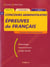 Les epreuves de francais (3e edition)