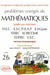 Problèmes Corrigés de Mathématiques Hec Tome 26 2004-2005 Option Économique