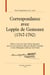 Correspondance avec loppin de gémeaux (1767-1782)