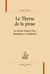 Le thyrse de la prose : la fiction d'après Poe, Baudelaire et Mallarmé
