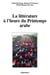 La littérature à l'heure du printemps arabe