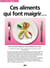Ces aliments qui font maigrir