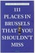111 places in brussels that you shouldn't miss
