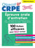 Objectif CRPE 2025 - Épreuve orale d'entretien - 100 fiches efficaces pour bien réviser