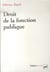 Droit de la fonction publique