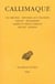 Hymnes, épigrammes, fragments choisis