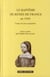 Le baptême de Renée de France (1510) - comptes des frais et préparatifs