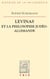 Levinas et la philosophie judéo-allemande