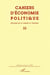 Cahiers d'économie politique n.33