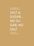 Marcel duchamp - salt & sugar - no sugar, no salt