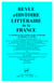 REVUE D'HISTOIRE LITTERAIRE DE LA FRANCE n.2011/2 : la critique d'art comme genre littéraire de Diderot à Claudel