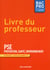 Prévention, santé, environnement - terminale bac pro - livre du professeur