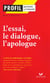L'essai, le dialogue, l'apologue