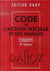 Code de l'action sociale et des familles (édition 2007)