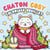 Chaton cosy : Coloriage douillet