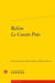 Relire le Cousin Pons