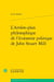 L'arrière-plan philosophique de l'économie politique de john stuart mill