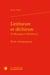 Littérature et déchirure de Montaigne à Houellebecq : Étude anthropologique
