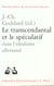 Le transcendantal et le spéculatif dans l'idéalisme allemand
