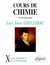 Cours de chimie, volume 1
