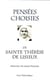 Pensées choisies de sainte Thérèse de Lisieux
