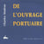De l'ouvrage portuaire