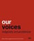 Our voices - indigeneity and architecture