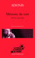 Mémoire du vent - poèmes 1957-1990