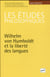 Revue Les études philosophiques n.2015/2 : Wilhelm von Humboldt et la liberté des langues