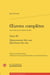 Oeuvres complètes Tome 3 : Epigrammatum liber unus Epistolarum libri duo