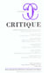 Revue Critique n.679