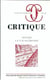Revue Critique n.783/784 : penser la catastrophe