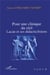 Pour une clinique du réel - Lacan et ses didactic(h)ien