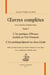 Oeuvres complètes Tome 1 - l'art poétique d'Horace traduit en vers françois