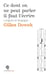 Ce dont on ne peut parler il faut l'écrire : Langues et langages