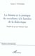 La theorie et la pratique du socialisme a la lumiere de la dialectique