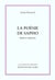 POESIE DE SAPHO -LA-
