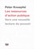 Les ressources d'action publique - vers une nouvelle lecture du pouvoir
