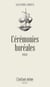 Ceremonies boreales. rituels, oracles et autres reves